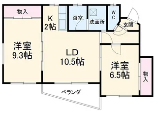イーストヒルズ東山元町【1階】の間取り