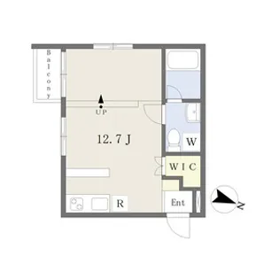 Solid名駅南【2階】の間取り