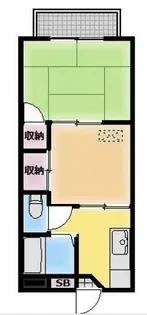 シティハイツ森崎【302号室】の間取り