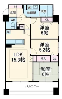 エスト・グランディール横濱関内【2階】の間取り