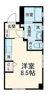 Casa Avenue Okazaki【1階】の間取り