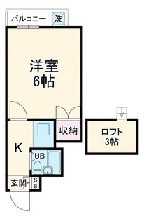 リベルタ馬堀海岸【2階】の間取り