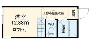 ユナイト追浜ビリーブラント【2階】の間取り