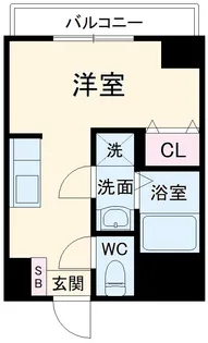 Liberty大通り公園【701号室】の間取り