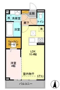 アルヴェアーレⅠ【1階】の間取り