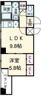 ショコラ【603号室】の間取り
