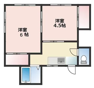 横須賀グリーンベース南棟【1階】の間取り