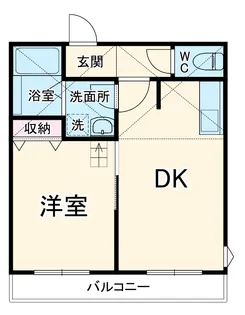 オッコーララ弘明寺【2階】の間取り