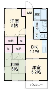 グランシャリオC【1階】の間取り