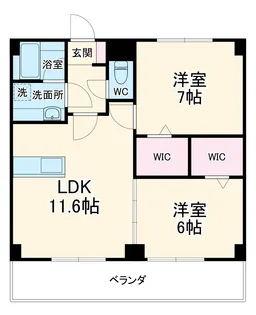 コーポM【2階】の間取り