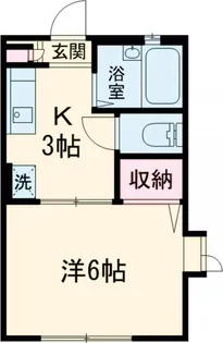 エスイーシー玉川ハイツ【2階】の間取り