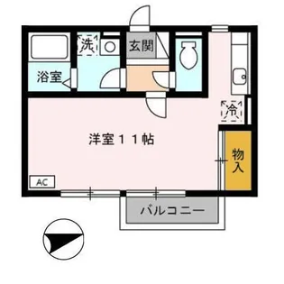 ブランドミール【1階】の間取り