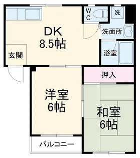 REINAⅡ【302号室】の間取り