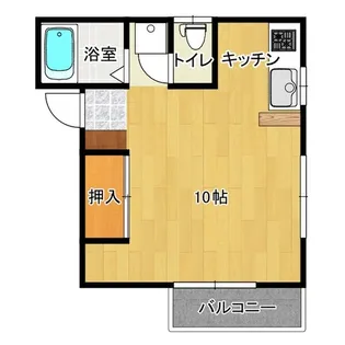 石塚ハイツ【201号室】の間取り