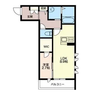メゾンISHITA【2階】の間取り