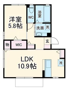 Wisdom【1階】の間取り