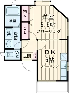 ルクール桜【2階】の間取り