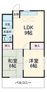 浅井ハイツ【302号室】の間取り