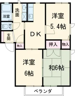 ラグラシューズC【2階】の間取り