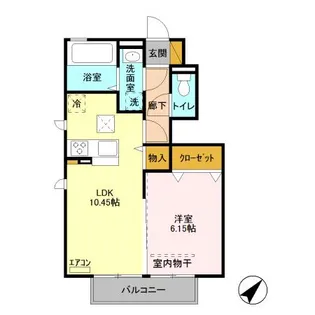 ルミエール【1階】の間取り