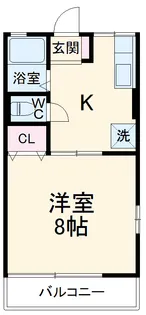 サンフラワーハイツ【2階】の間取り