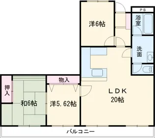 メゾン・ド・コアさくら館【2階】の間取り