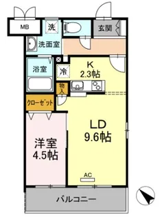 Casa Felice【2階】の間取り
