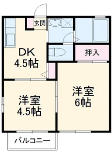 プランタンA【102号室】の間取り