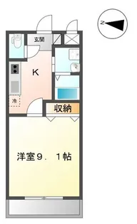 アリエッタ赤塚【3階】の間取り