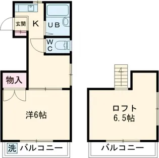 コーポ市瀬NO3【2階】の間取り