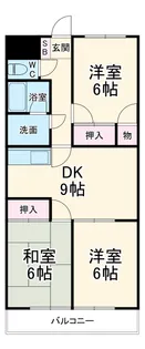 AMOUR MIWA【203号室】の間取り