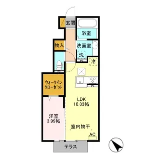 ソフィアグランデ【1階】の間取り