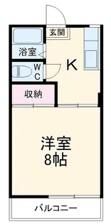 シャルマン・シャンブル【2階】の間取り