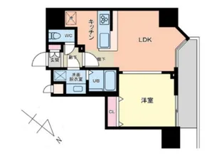 プライマル品川大森海岸【2階】の間取り