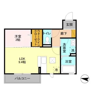ダイシエル【1階】の間取り