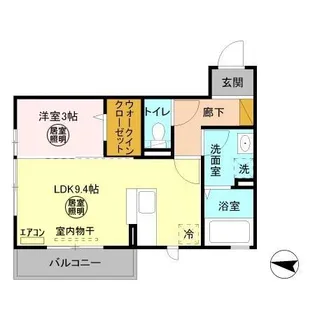 ダイシエル【2階】の間取り