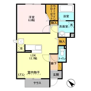 Sun Hill Ⅱ【1階】の間取り