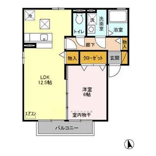 マノワールK A【1階】の間取り