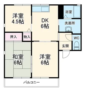 フレグランスC【201号室】の間取り