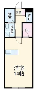 EMINENCE清原台【105号室】の間取り