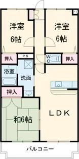 カドリール【3階】の間取り