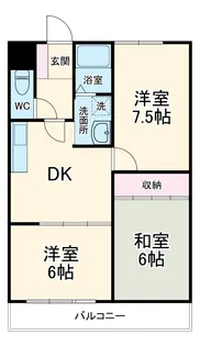 ピュアハイツ石崎【3階】の間取り