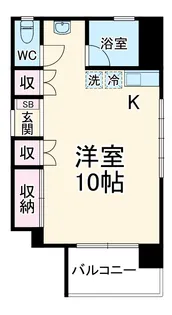 シャイン南流山【6階】の間取り