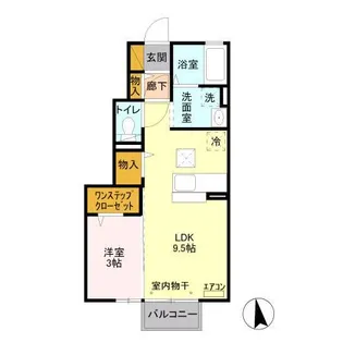 ディアーナⅡ【1階】の間取り