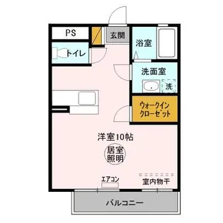 インペリアルMマミ【1階】の間取り