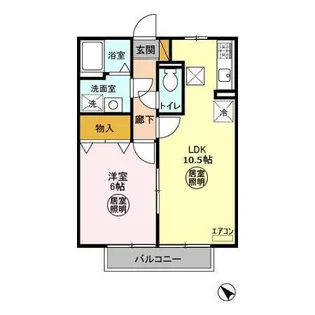 ガーデンシティ【1階】の間取り