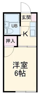 袴塚アパート【2階】の間取り