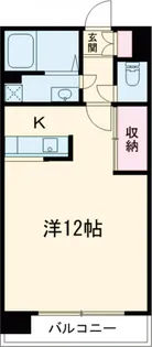 レナジア陽東A棟【206号室】の間取り