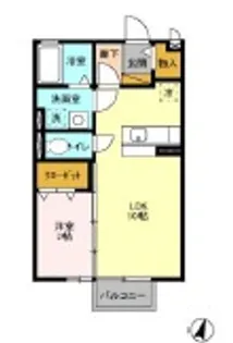 Royal Park HIMEKO B【2階】の間取り