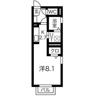 PURE GRACE【2階】の間取り